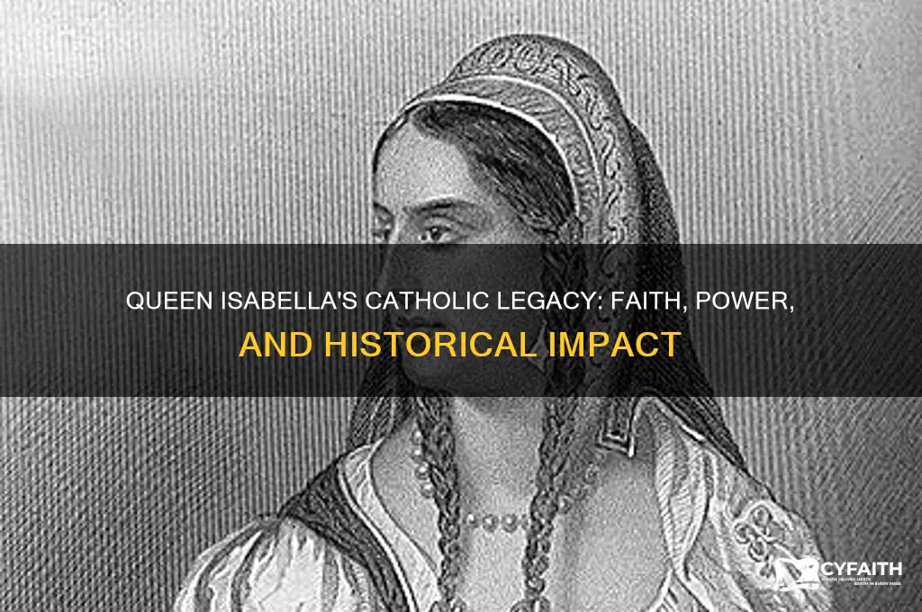 why was queen isabella called the catholic