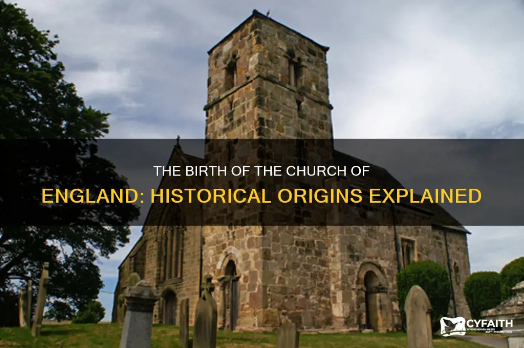 why was the church of england created