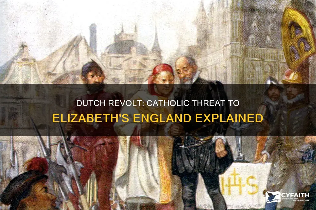 why was the dutch revolt a catholic threat to elizabeth