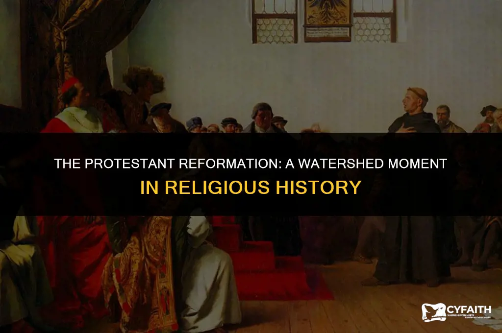 why was the protestant reformation importnt