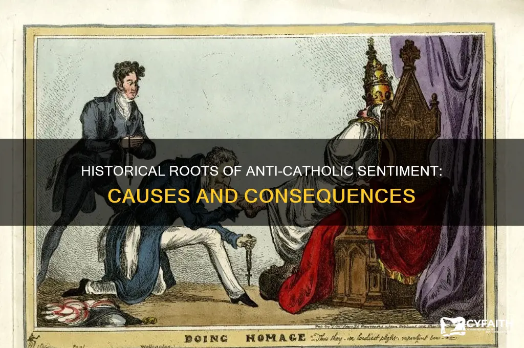 why was there hate against catholics