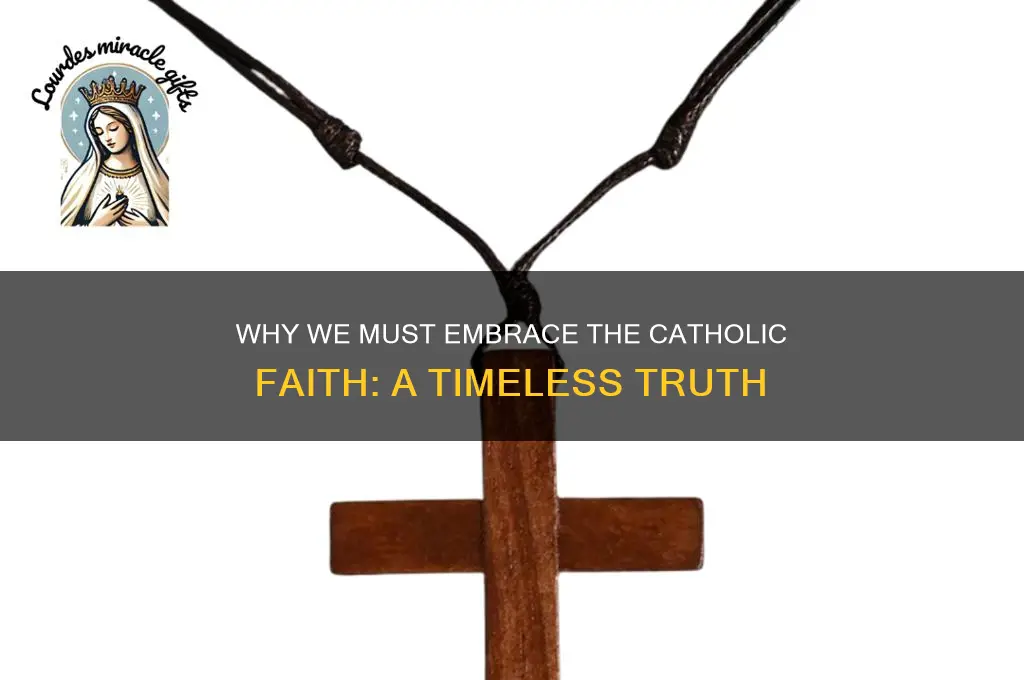 why we must be catholic