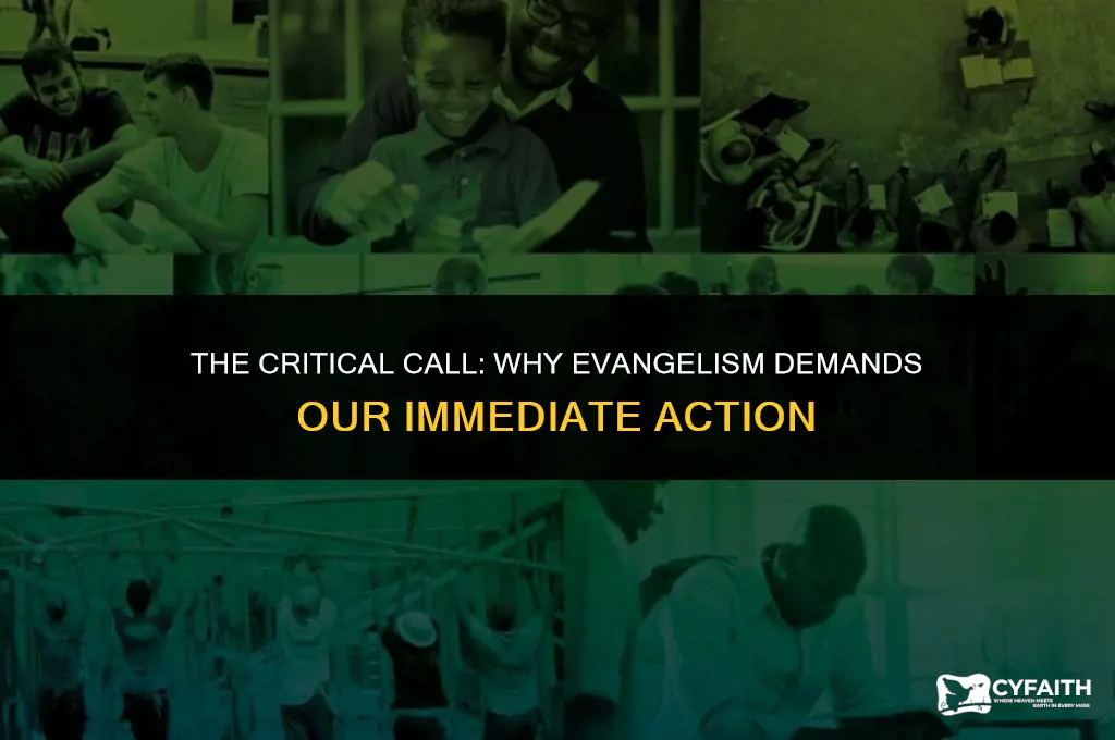why we should be urgent in our evangelism