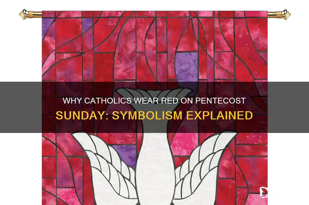 why wear red on pentecost sunday catholic
