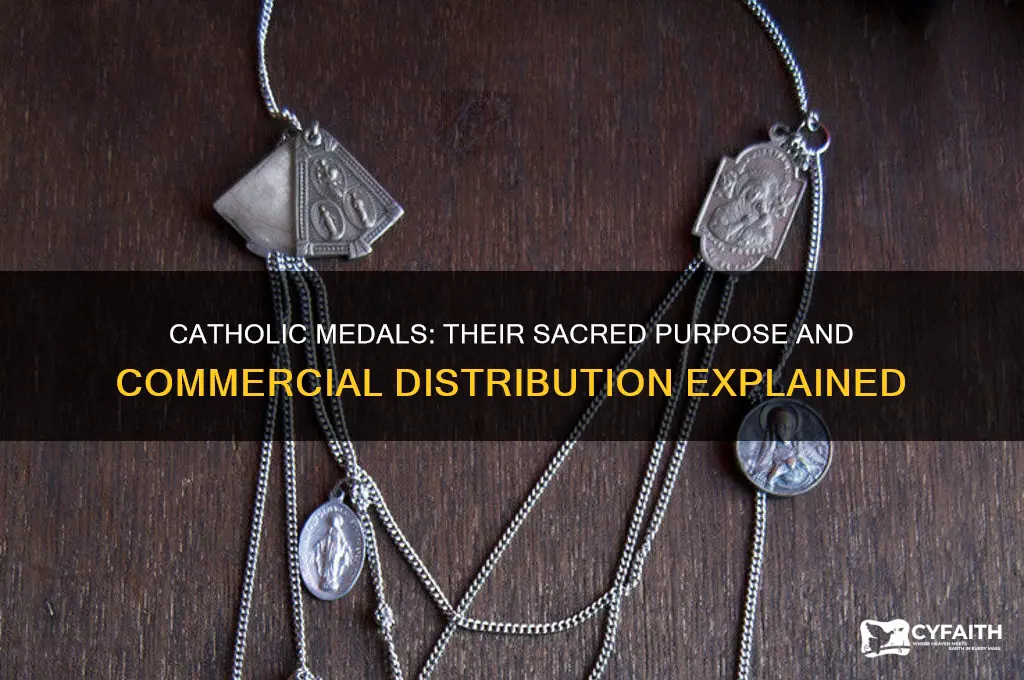 why were catholic medals given and sold