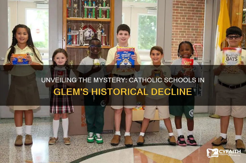 why were catholic shool in glem