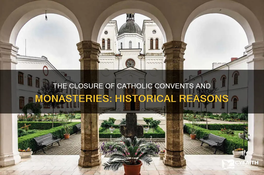 why were catholics covents and monasteries shut done