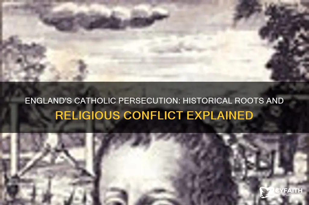 why were catholics persecuted in england