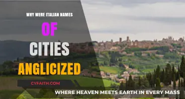Why Italian City Names Were Anglicized: A Historical Linguistic Shift