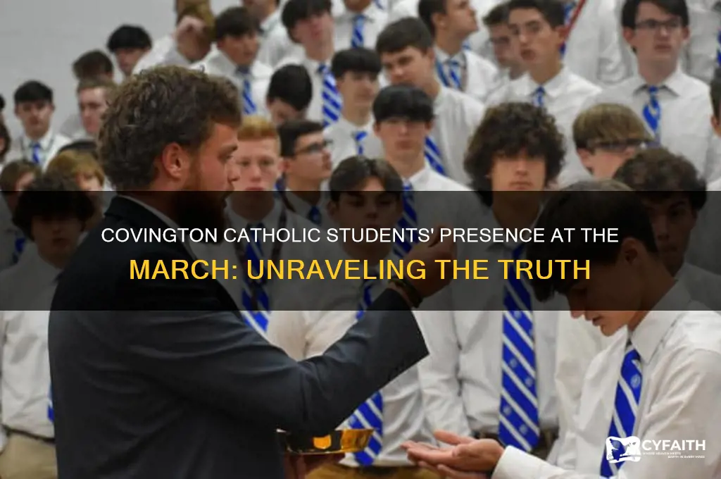 why were students from covington catholic at really