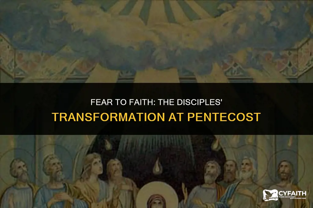 why were the disciples hiding during pentecost