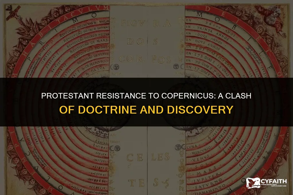 why were the ideas of copernicus rejected by protestant
