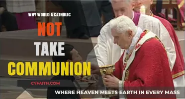 Why Some Catholics Refrain from Receiving Communion: Exploring the Reasons