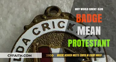 Unraveling the Protestant Connection in Cricket Club Badges