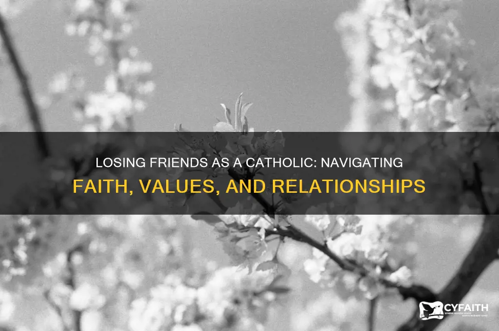 why would you lose friends as a catholic