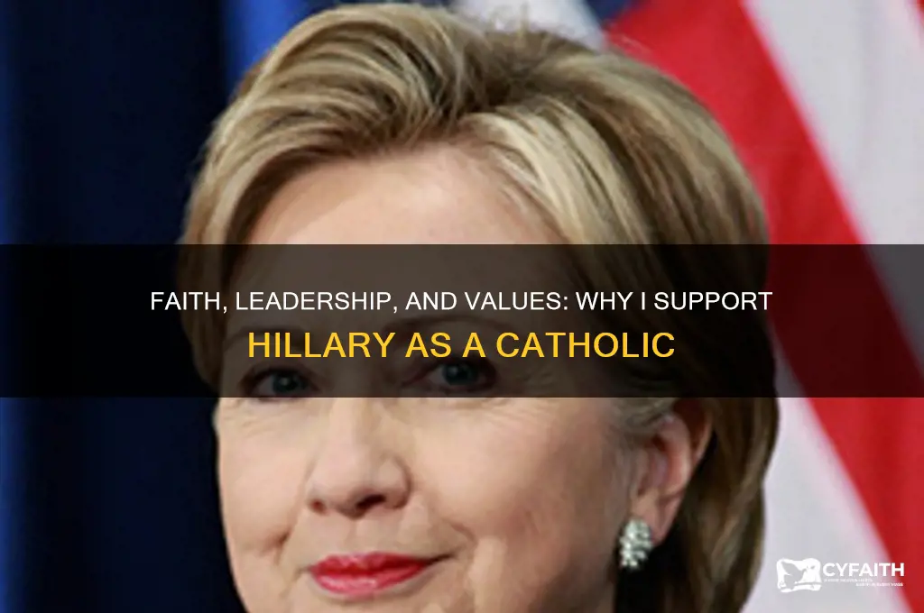 why you support hillary catholic
