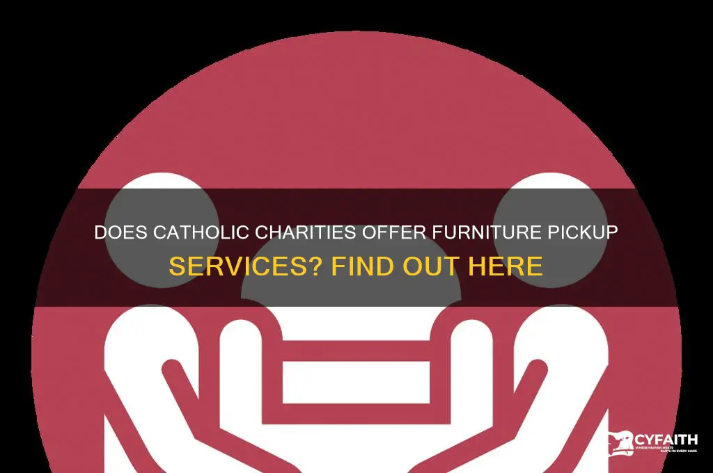 will catholic charities pick up furniture