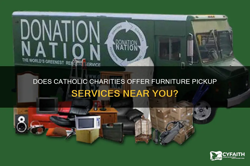 will catholic charities pickup furniture