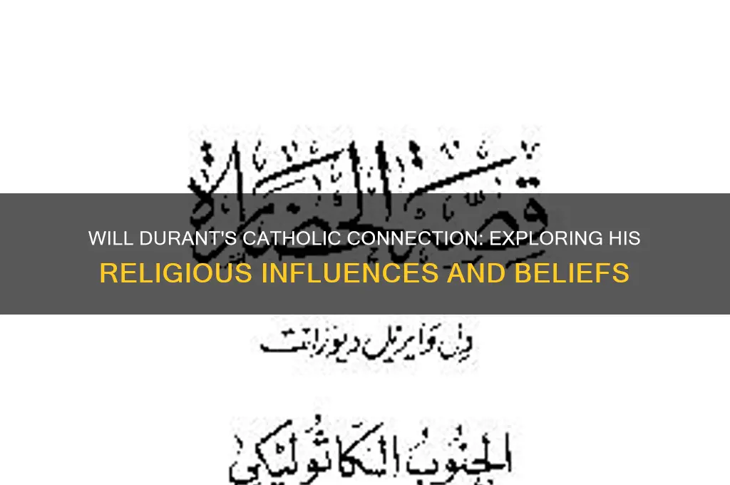 will durant catholic