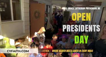Grace Lutheran Preschool's President's Day Schedule: What You Need to Know