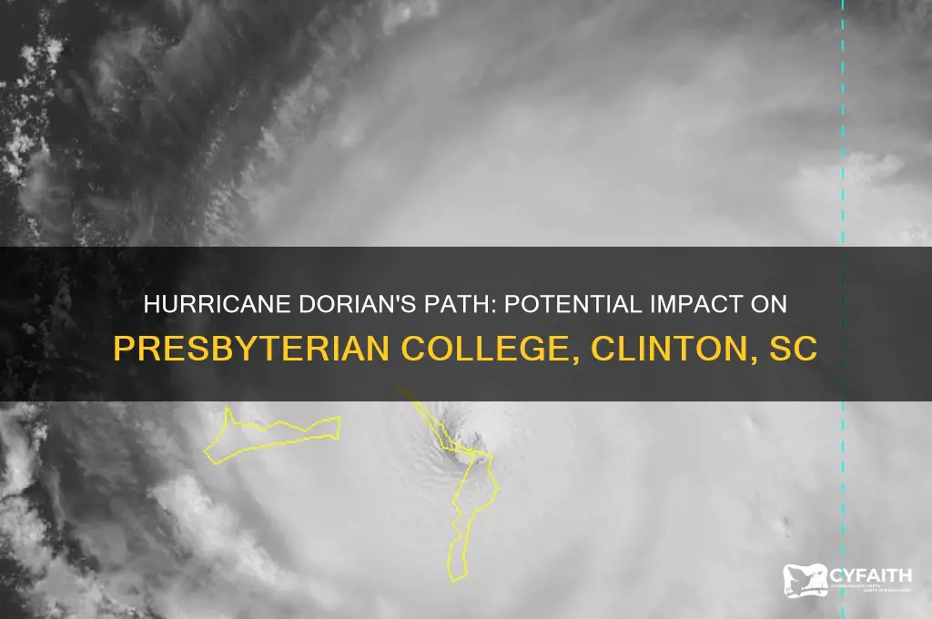 will hurricane dorian impact presbyterian college in clinton south carolina
