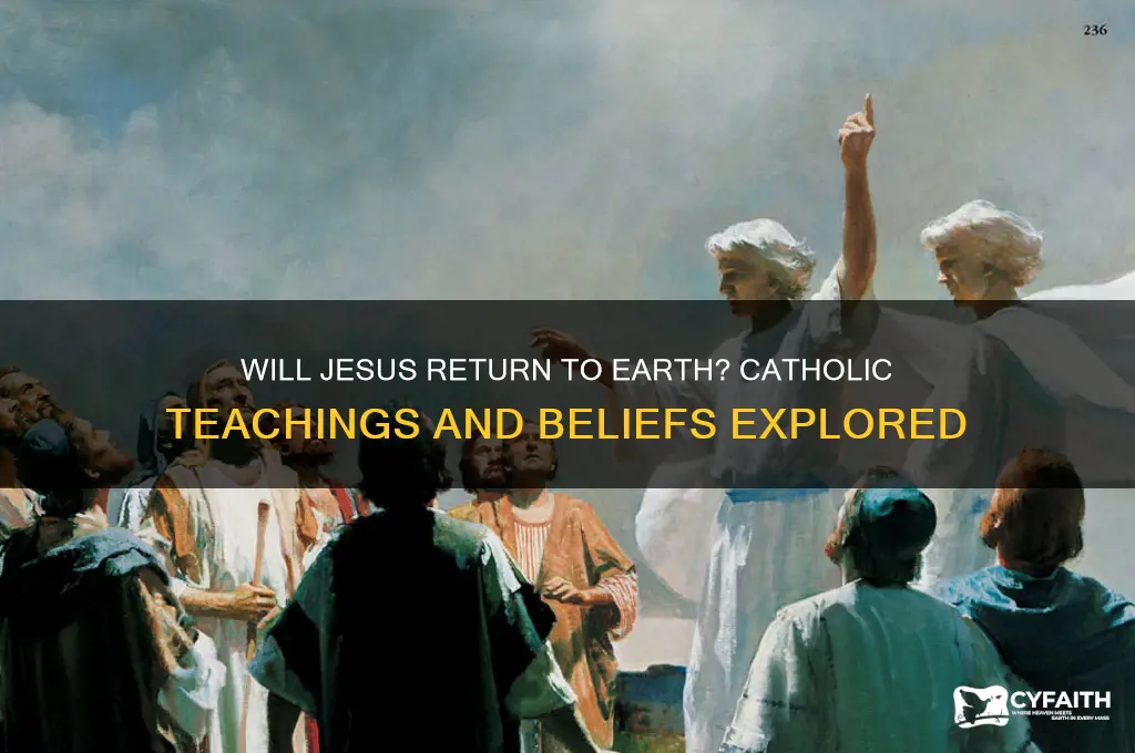 will jesus return to earth catholic