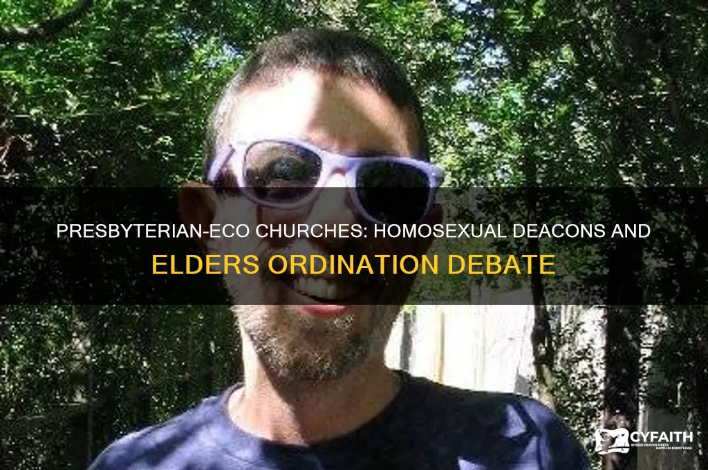 will presbyterian-eco churches ordain homosexual deacons and elders