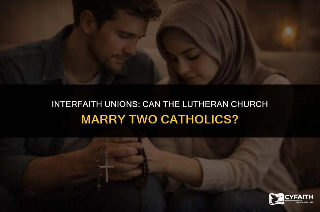 will the lutheran church marry two catholics